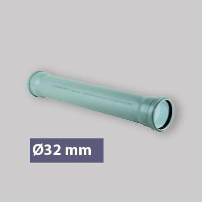 TUBO POLIPROPILENE 32 2BIC CM 100