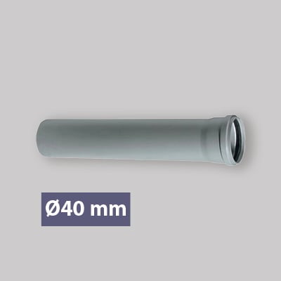 TUBO POLIPROPILENE 40 1BIC CM 200