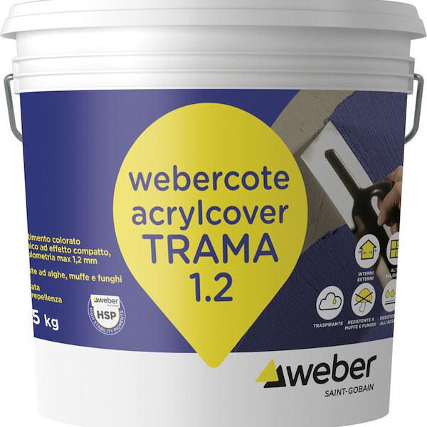 WEBERCOTE ACRYLCOVER TRAMA 1.2 BC KG. 25