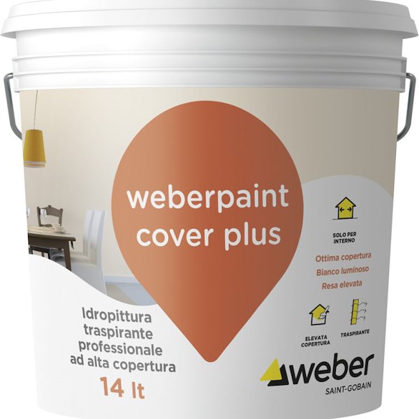 WEBERPAINT COVER PLUS  BIANCO LT. 4