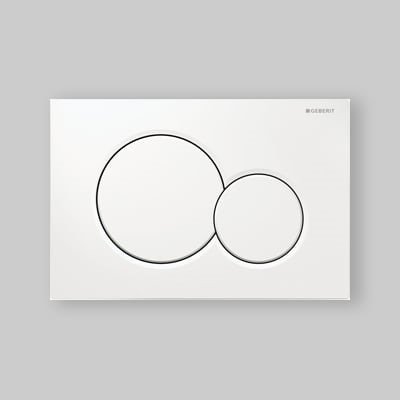 PLACCA GEBERIT SIGMA 01 BIANCA