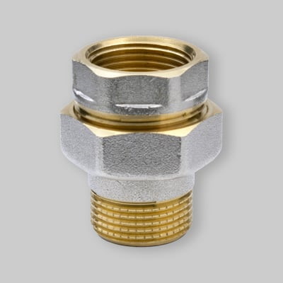 RACCORDO 3 PEZZI CROMATO DRITTO 1/2