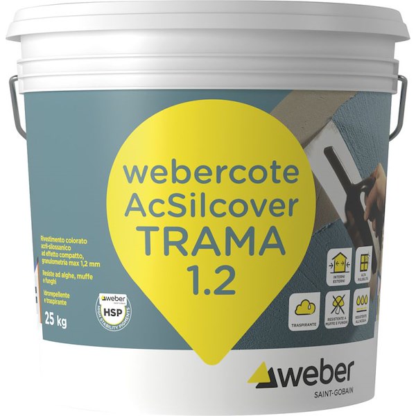 WEBERCOTE ACSILCOVER TRAMA 1.5 BC KG. 25