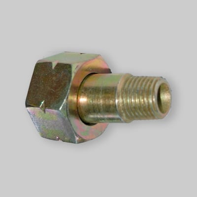 RACCORDO GAS ENTRATA 1/4 M C/DADO