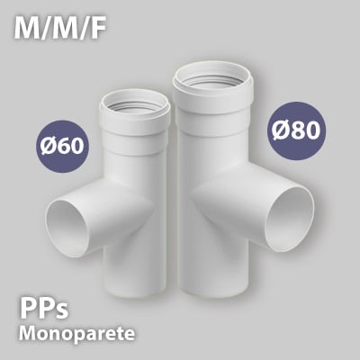 TEE CONDENSAZIONE D.80 F/M/M