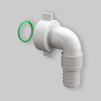 PORTAGOMMA CURVO LAVATRICE 1'