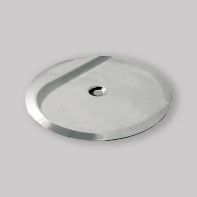 PIATTELLO COPRITAPPO INOX D.130