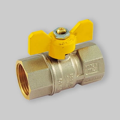 VALVOLA GAS SFERA 1' FF FARFALLA
