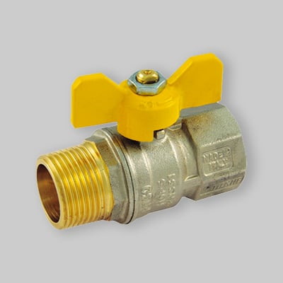 VALVOLA GAS SFERA 3/4 MF FARFALLA