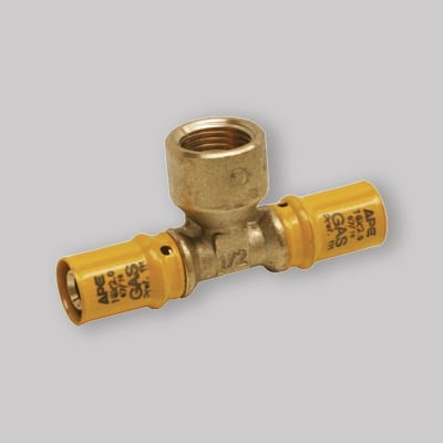 TEE A PRESSARE 20X1/2FX20 GAS