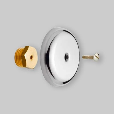 TAPPO 1/2 C/ROSONE A MURO