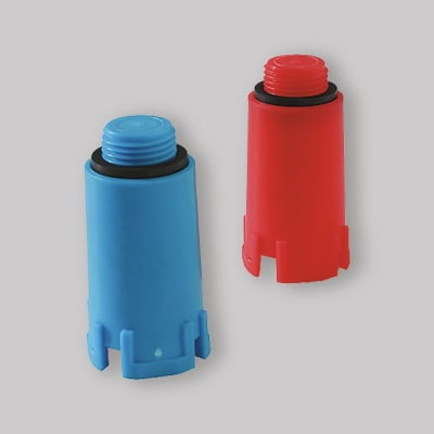 TAPPO PROVA IMPIANTI ROSSO 1/2