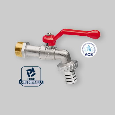 RUBINETTO PORTAGOMMA GIARDINO 3/4